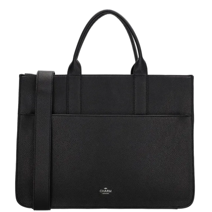 Schoudertassen|Handtassen>Charm London Princeton Laptopbag black
