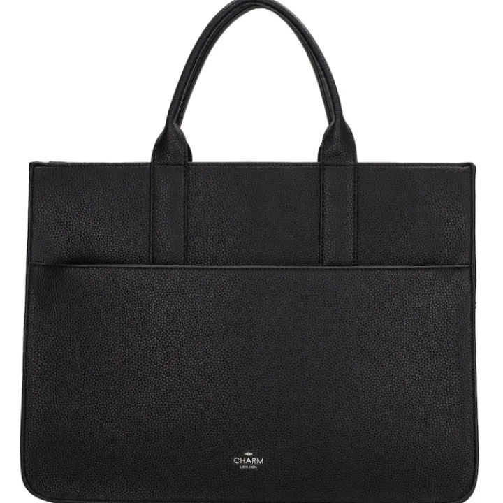 Schoudertassen|Handtassen>Charm London Princeton Laptopbag black