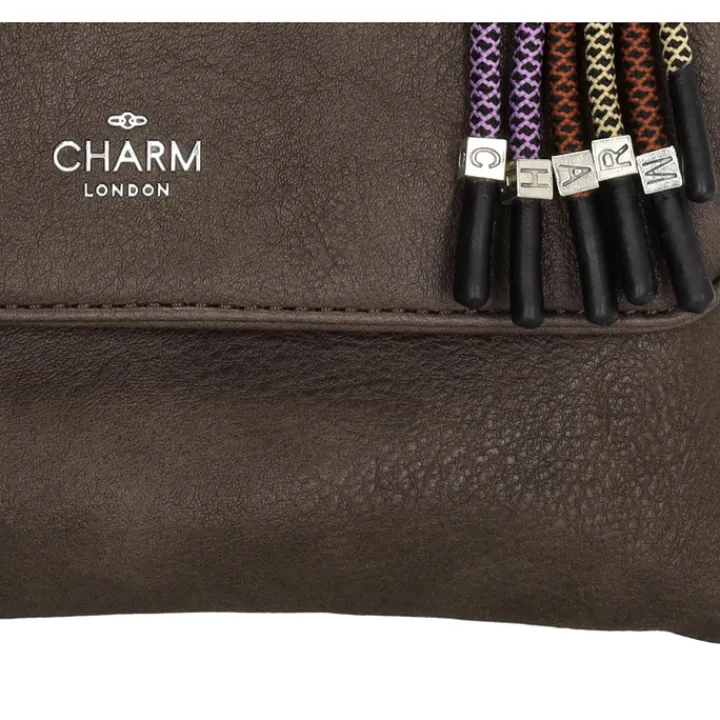 Schoudertassen|Fashion Tassen>Charm London Tottenham Schoudertas darkbrown