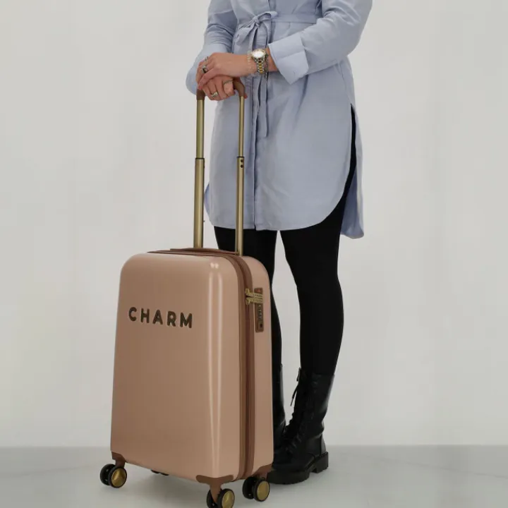 Transavia Trolleys|Klm Trolleys>Charm London Travel Trolley S roze
