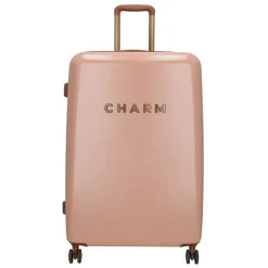 Reiskoffers|Lichtgewicht Koffers>Charm London Travel Trolley L roze