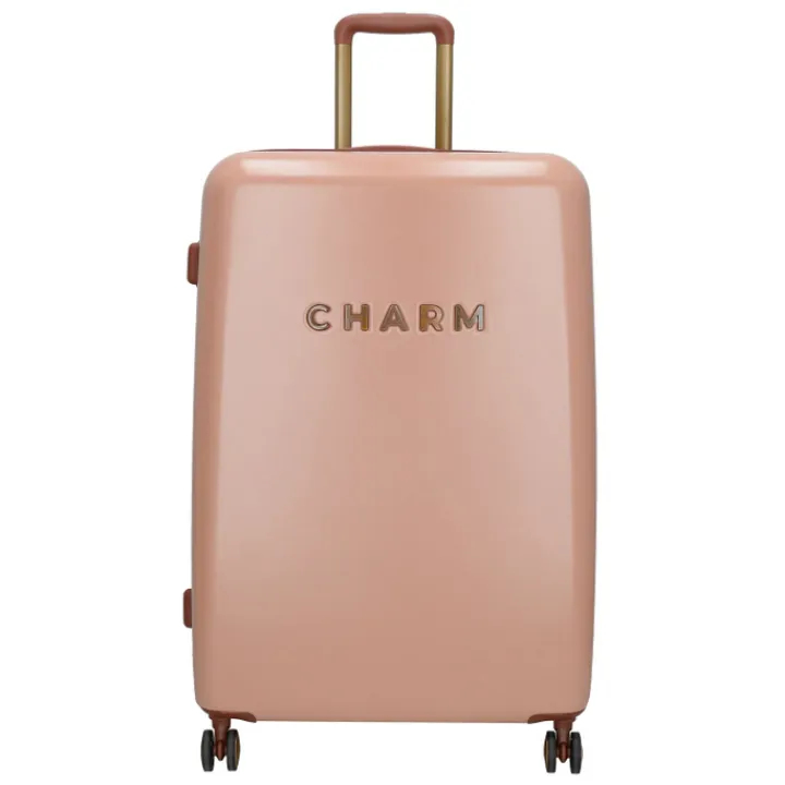 Reiskoffers|Lichtgewicht Koffers>Charm London Travel Trolley L roze