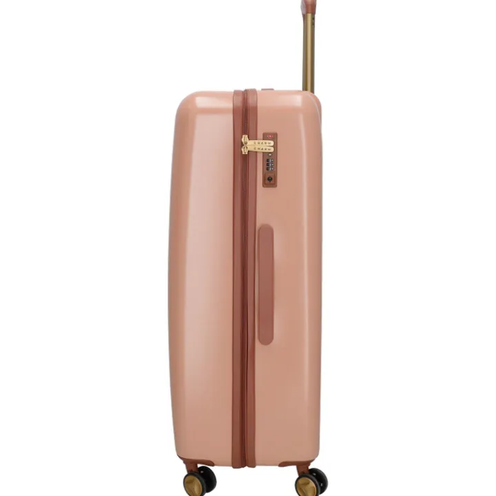 Reiskoffers|Lichtgewicht Koffers>Charm London Travel Trolley L roze