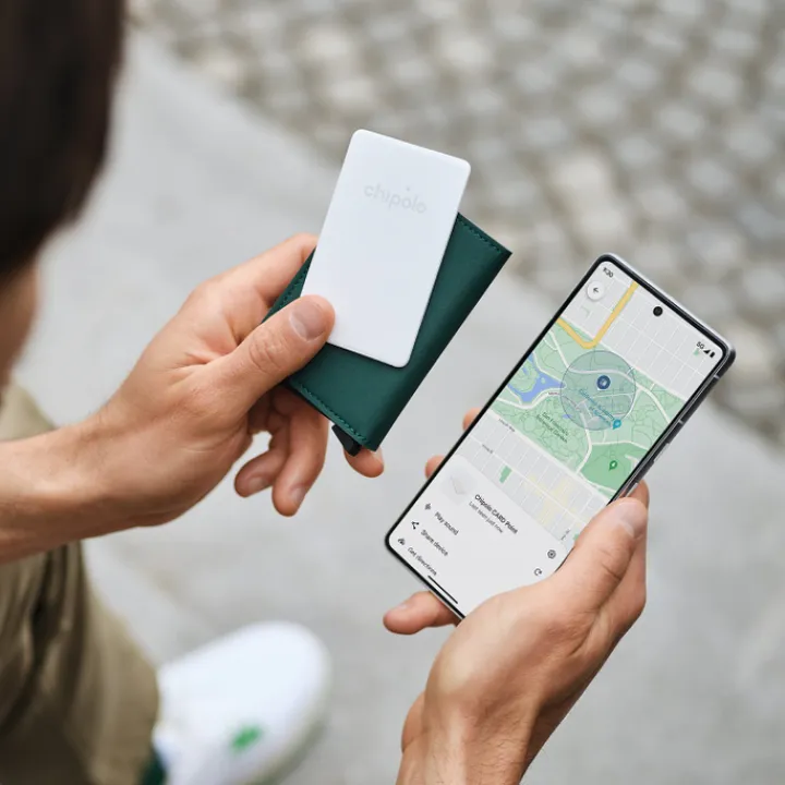 Bluetooth Trackers>Chipolo CARD Point (Google Find My) off white