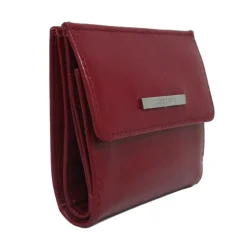 Rfid Portemonnees|Leren Portemonnees>Claudio Ferrici Classico Wallet red