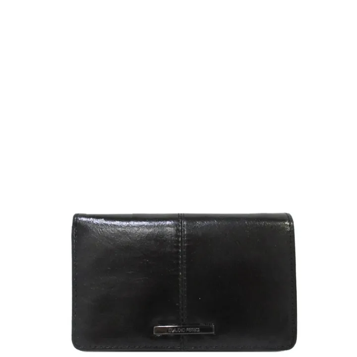 Rfid Portemonnees|Leren Portemonnees>Claudio Ferrici Pelle Vecchia Wallet black
