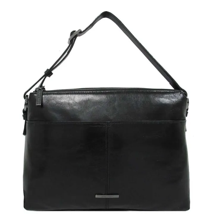 Schoudertassen|Crossbody>Claudio Ferrici Pelle Vecchia Shoulder Bag black