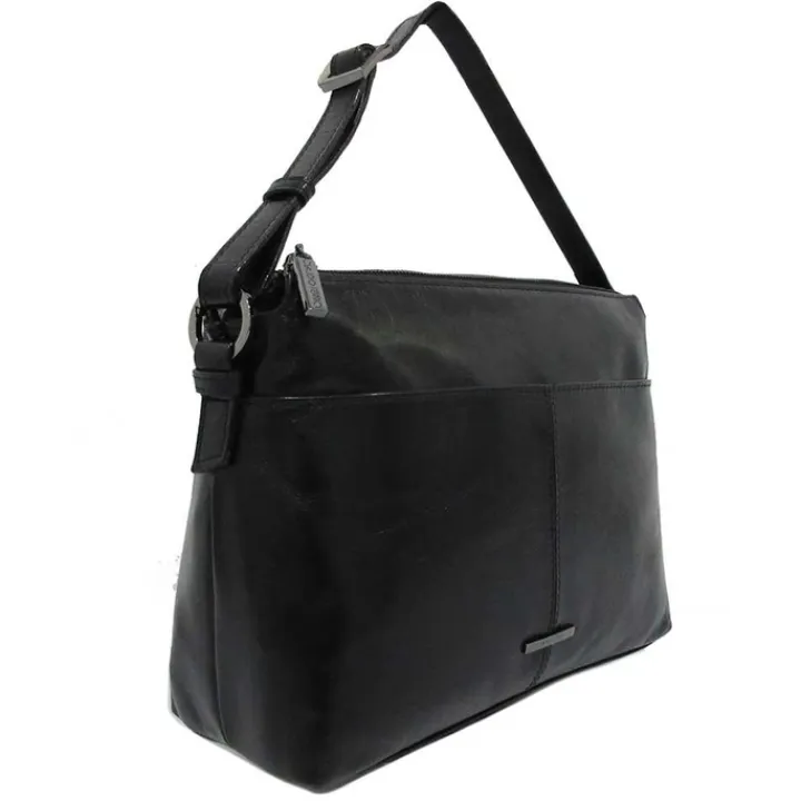 Schoudertassen|Crossbody>Claudio Ferrici Pelle Vecchia Shoulder Bag black