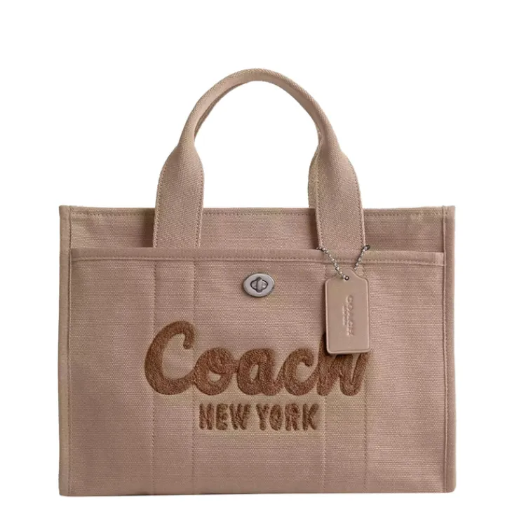 Schoudertassen|Handtassen>Coach Cargo Tote dark natural