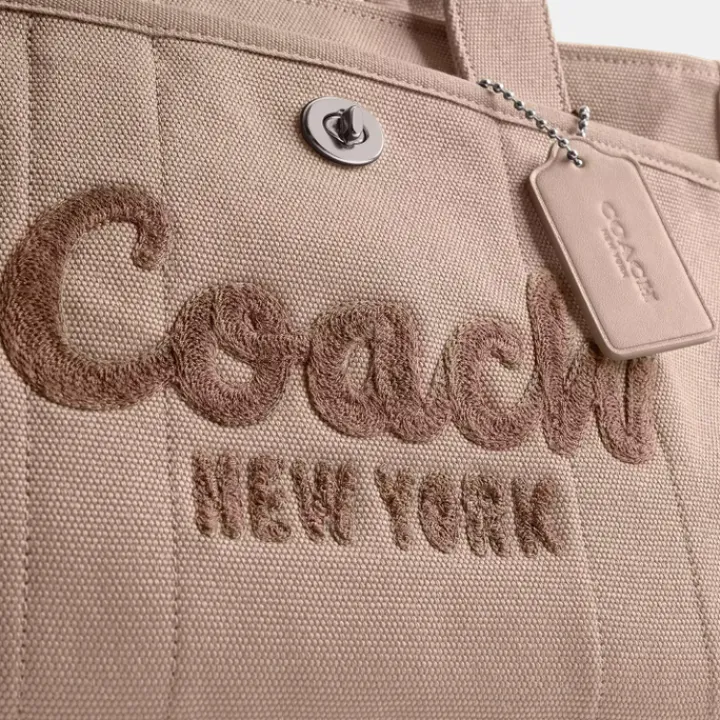 Schoudertassen|Handtassen>Coach Cargo Tote dark natural