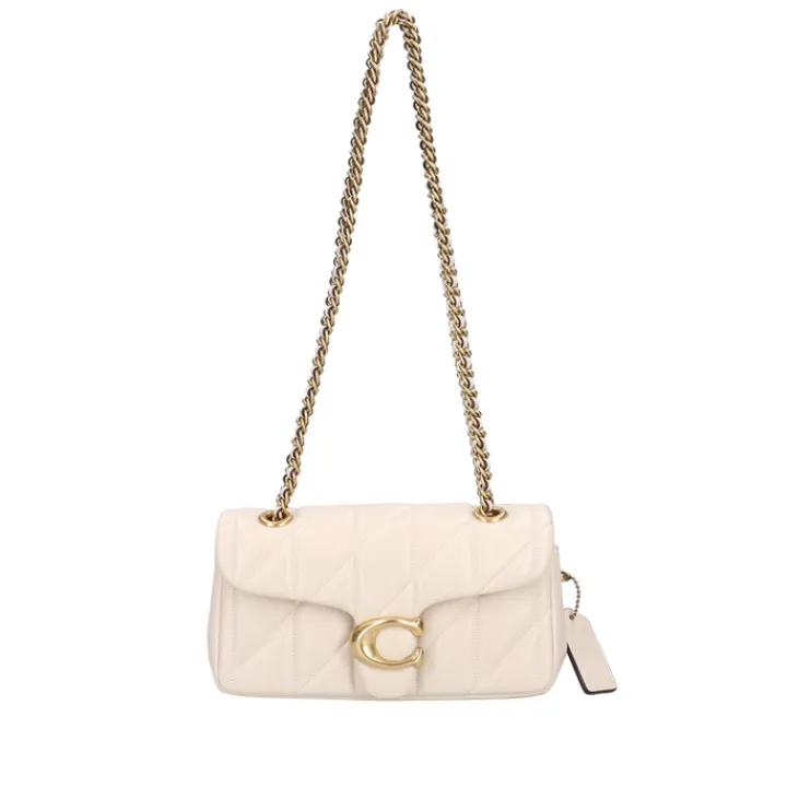 Crossbody|Fashion Tassen>Coach Tabby 20 Shoulderbag With Chain Quilting chalk