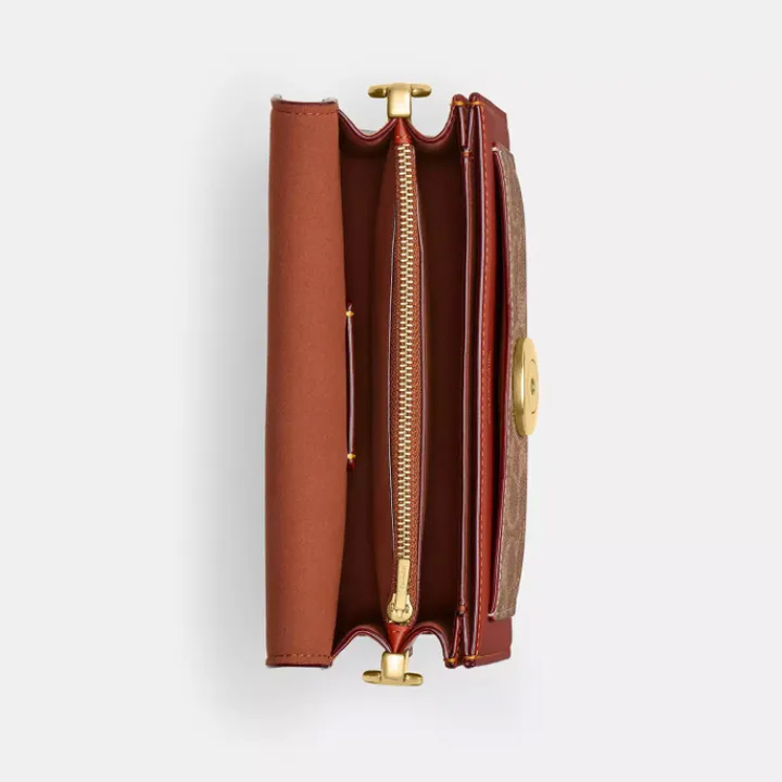 Schoudertassen|Crossbody>Coach Tabby 20 Signature Leather Shoulderbag tan rust
