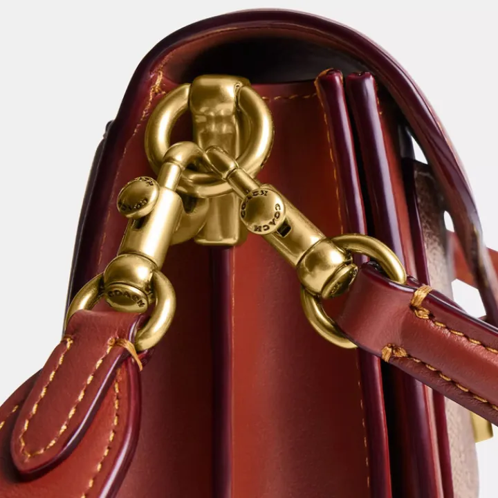 Schoudertassen|Crossbody>Coach Tabby 20 Signature Leather Shoulderbag tan rust