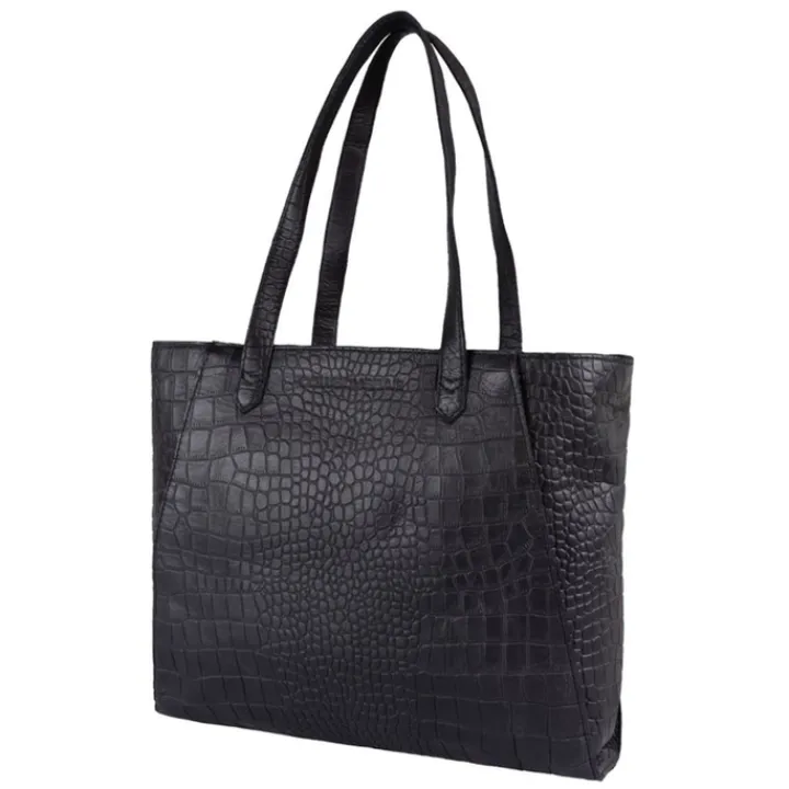 Schoudertassen|Handtassen>Cowboysbag Bag Bramhall croco black