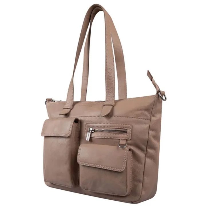 Shoppers|Schoudertassen>Cowboysbag Grenada Shopper mocca