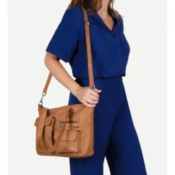 Shoppers|Schoudertassen>Cowboysbag Grenada Shopper fawn