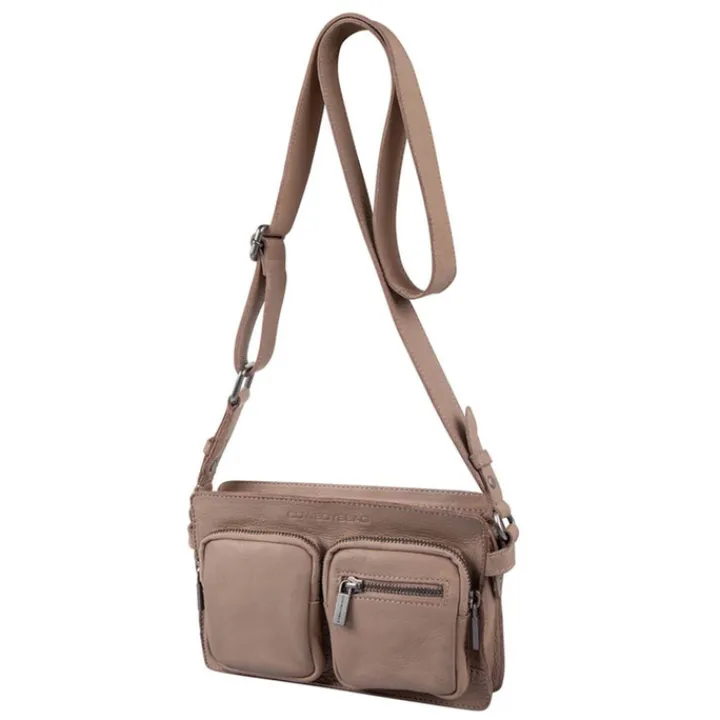 Schoudertassen|Crossbody>Cowboysbag Merlin Crossbody mocca