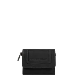 Kleine Portemonnees|Leren Portemonnees>Cowboysbag Montour Purse black