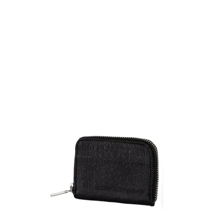 Leren Portemonnees|Dames Portemonnees>Cowboysbag Purse Holt croco black