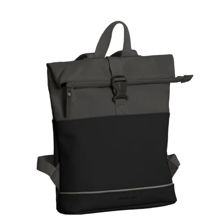 Mini Rugzakken|Kleine Rugzakken>Daniel Ray Allentown Waterproof Rolltop Backpack S black/grey
