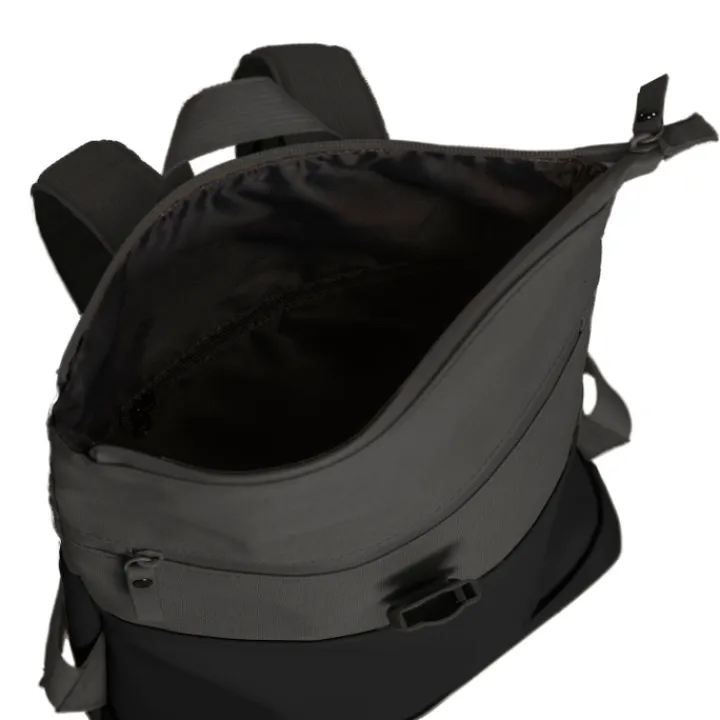 Mini Rugzakken|Kleine Rugzakken>Daniel Ray Allentown Waterproof Rolltop Backpack S black/grey