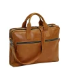 Herentassen|15.6 Inch Laptoptassen>Daniel Ray Armidale Laptopbag cognac