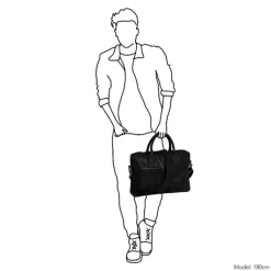 Herentassen|15.6 Inch Laptoptassen>Daniel Ray Gisborne Laptopbag black