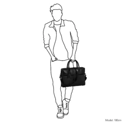 Herentassen|15.6 Inch Laptoptassen>Daniel Ray Gouldburn Laptopbag black