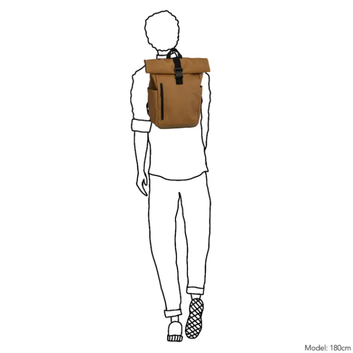 Schoolrugzak|Daypack>Daniel Ray Griffith Rolltop Backpack L khaki