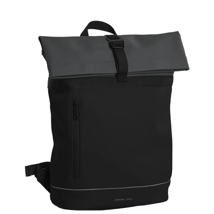 Kleine Rugzakken|Heren Rugzakken>Daniel Ray Hampton Rolltop Backpack Waterproof 15" black