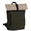 Kleine Rugzakken|Heren Rugzakken>Daniel Ray Hampton Waterproof Rolltop Backpack 15" mossgreen