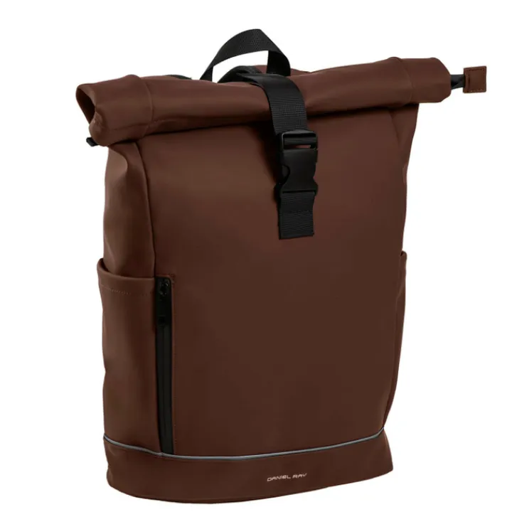 Kleine Rugzakken|Heren Rugzakken>Daniel Ray Highlands Waterproof Rolltop Backpack M 15" dark brown