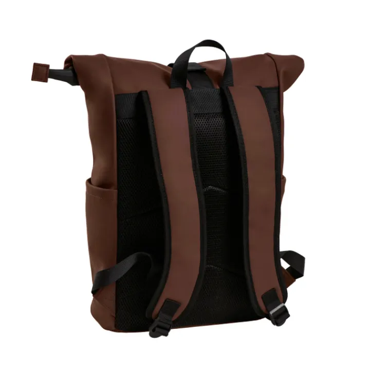Kleine Rugzakken|Heren Rugzakken>Daniel Ray Highlands Waterproof Rolltop Backpack M 15" dark brown