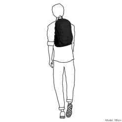 Heren Rugzakken|Dames Rugzakken>Daniel Ray Laredo Water-Repellent Backpack black
