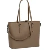 Shoppers|Schoudertassen>Daniel Ray Lithgow Laptop Shopper taupe