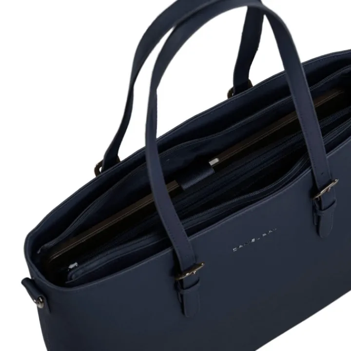 Schoudertassen|Shoppers>Daniel Ray Lithgow Laptop Shopper navy