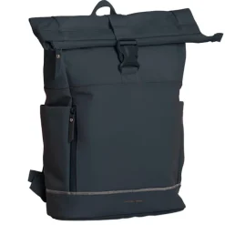 Kleine Rugzakken|Heren Rugzakken>Daniel Ray Pittsburgh Rolltop Backpack Coated 15.6" marine