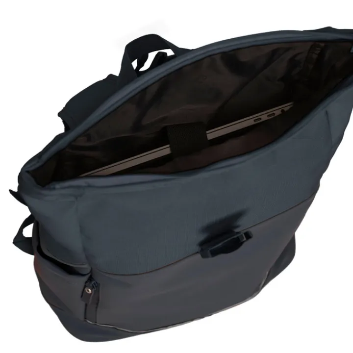 Kleine Rugzakken|Heren Rugzakken>Daniel Ray Pittsburgh Rolltop Backpack Coated 15.6" marine