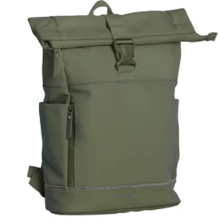 Kleine Rugzakken|Heren Rugzakken>Daniel Ray Pittsburgh Rolltop Backpack Coated 15.6" olive green