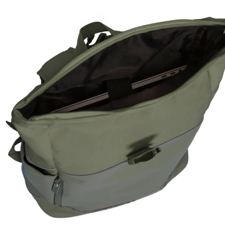 Kleine Rugzakken|Heren Rugzakken>Daniel Ray Pittsburgh Rolltop Backpack Coated 15.6" olive green