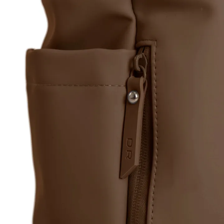 Kleine Rugzakken|Heren Rugzakken>Daniel Ray Pittsburgh Rolltop Backpack Coated 15.6" taupe