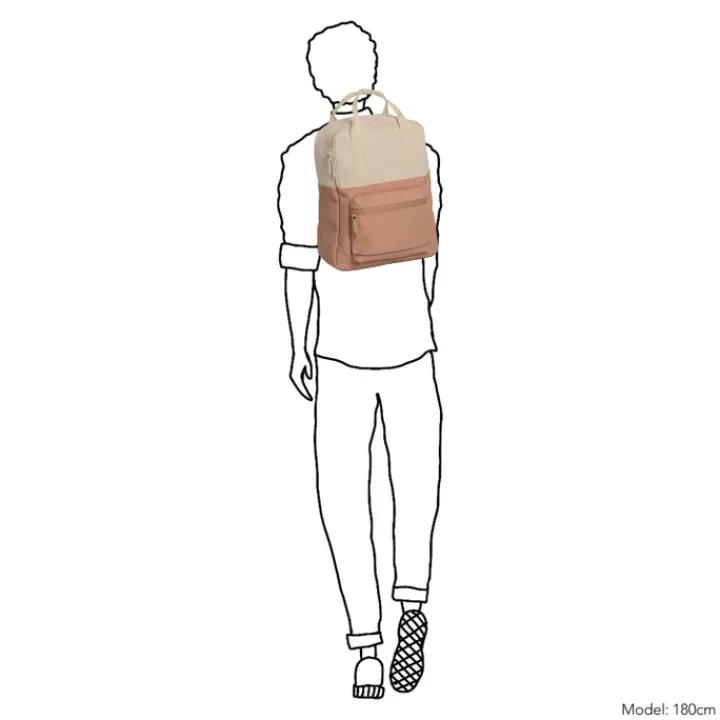 Kleine Rugzakken|Heren Rugzakken>Daniel Ray Providenc Water-Repellent Backpack old pink/beige