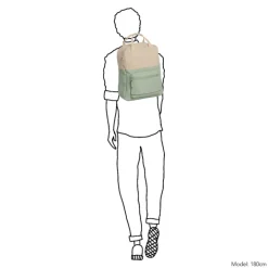 Kleine Rugzakken|Heren Rugzakken>Daniel Ray Providenc Water-Repellent Backpack mint/beige