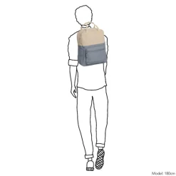 Kleine Rugzakken|Heren Rugzakken>Daniel Ray Providenc Water-Repellent Backpack soft blue/beige