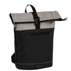 Kleine Rugzakken|15.6 Inch Laptoptassen>Daniel Ray Rockhampton Rolltop Backpack L black-light grey