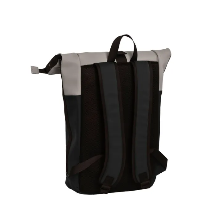 Kleine Rugzakken|15.6 Inch Laptoptassen>Daniel Ray Rockhampton Rolltop Backpack L black-light grey