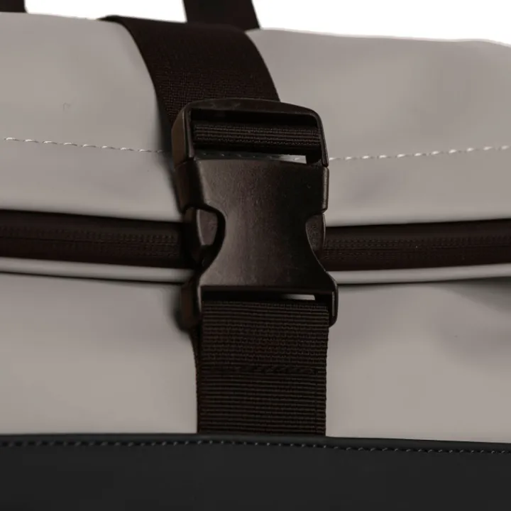 Kleine Rugzakken|15.6 Inch Laptoptassen>Daniel Ray Rockhampton Rolltop Backpack L black-light grey