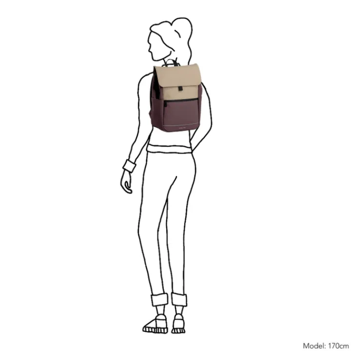 Dames Rugzakken|Schoolrugzak>Daniel Ray Tacoma Water-Repellent Backpack old purple/khaki