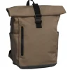 Daypack|15.6 Inch Laptoptassen>Daniel Ray Wangaratta Rolltop Backpack XL taupe