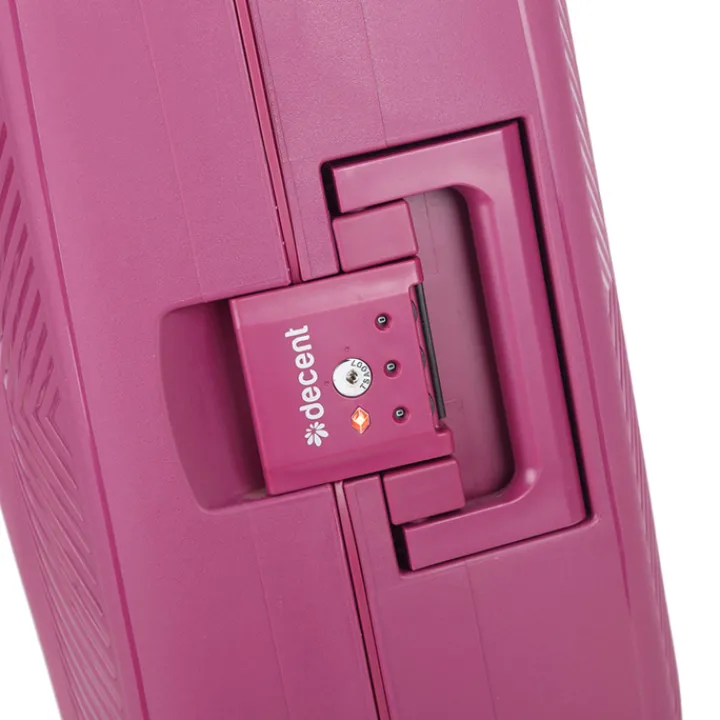 Transavia Trolleys|Handbagage Trolleys>Decent Axiss-Fix 4 Wiel Cabin Trolley 55 lavendel